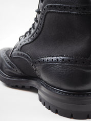 TRICKER'S TWO TONE BROGUE - BLACK