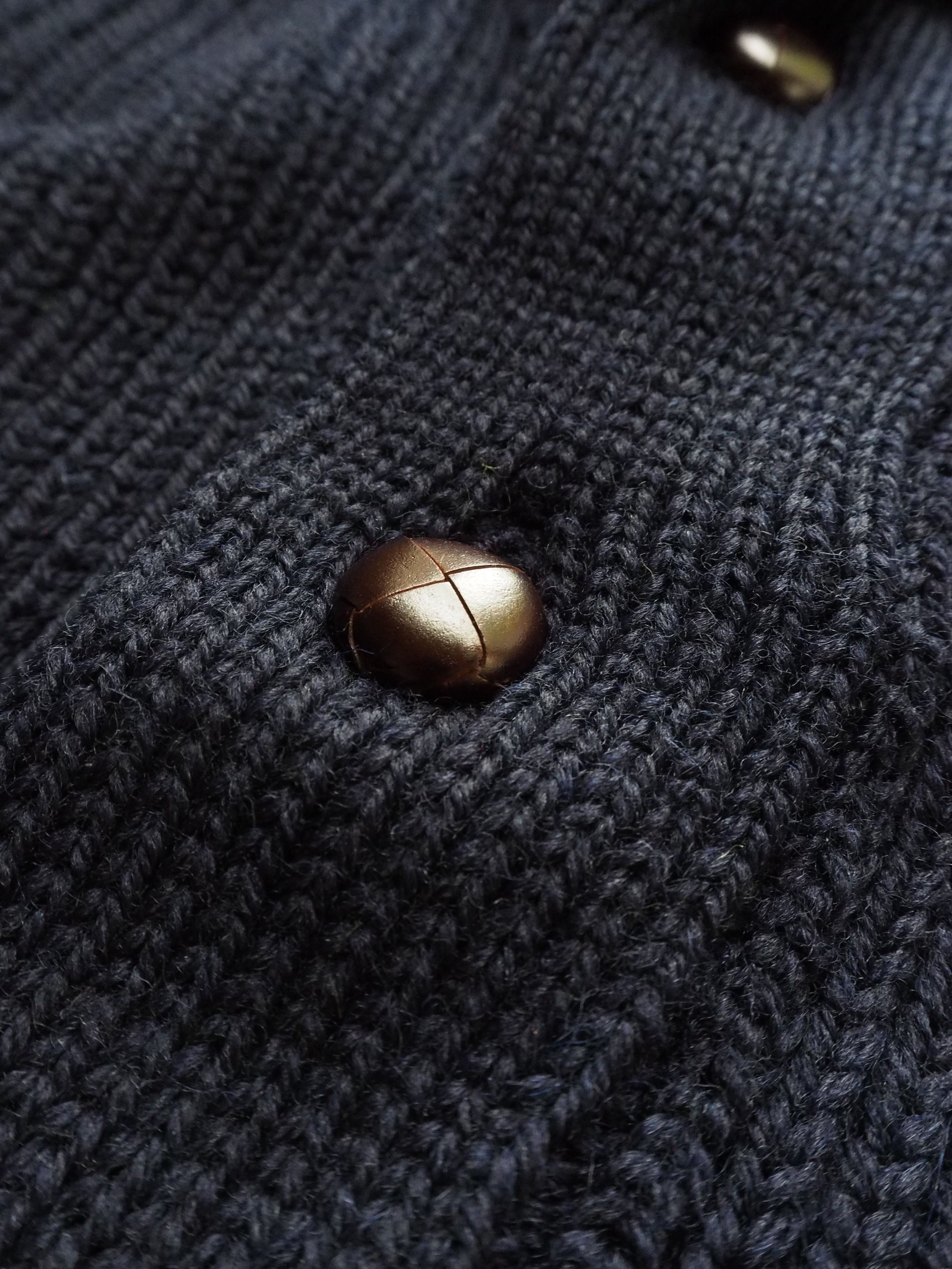 Shawl Collar Cardigan - Navy