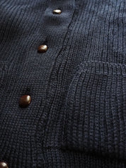 Shawl Collar Cardigan - Navy