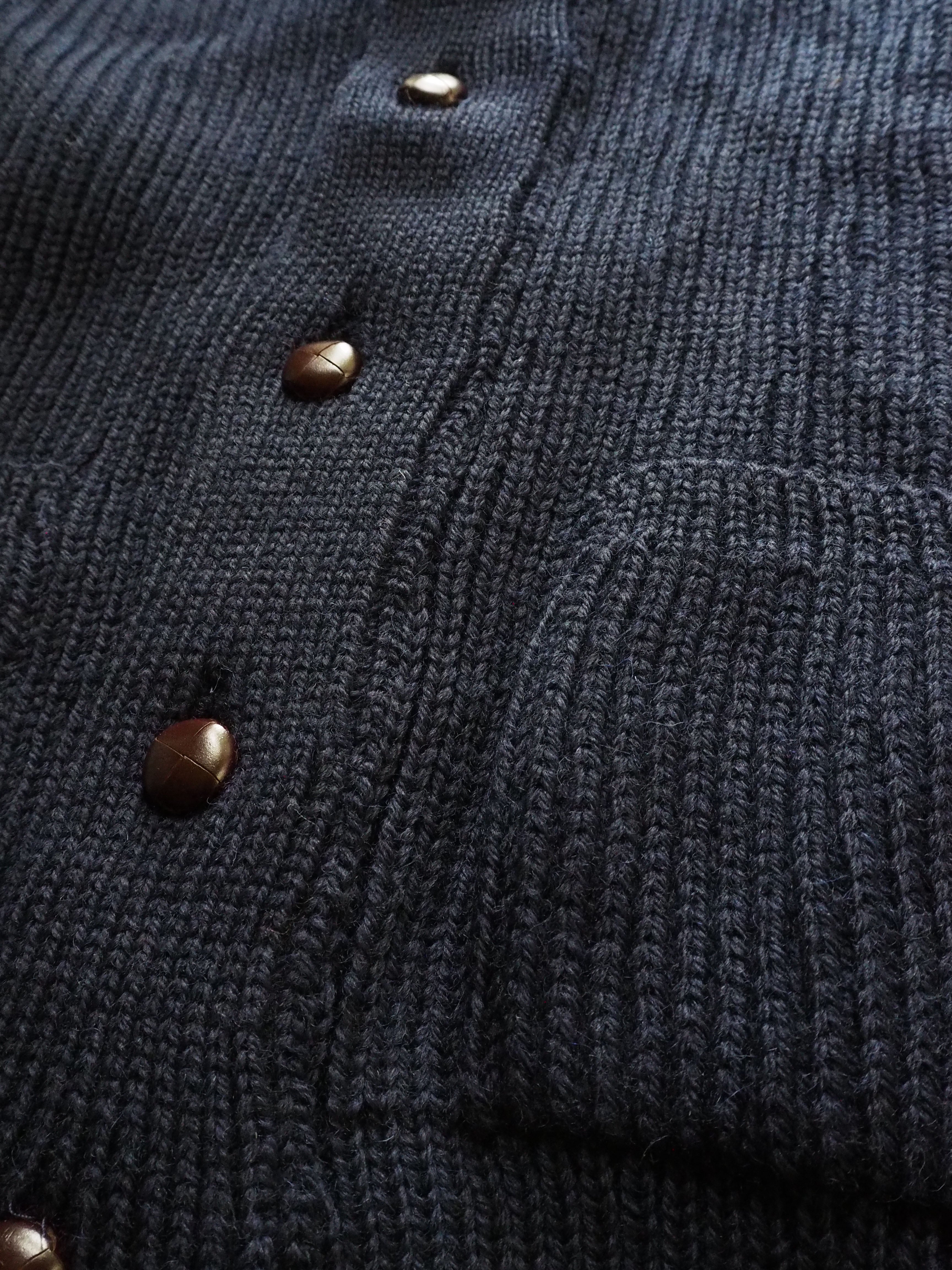 Shawl Collar Cardigan - Navy