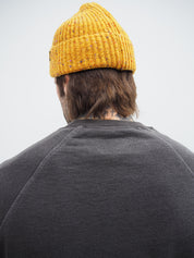 Donegal Wool Beanie - Mustard