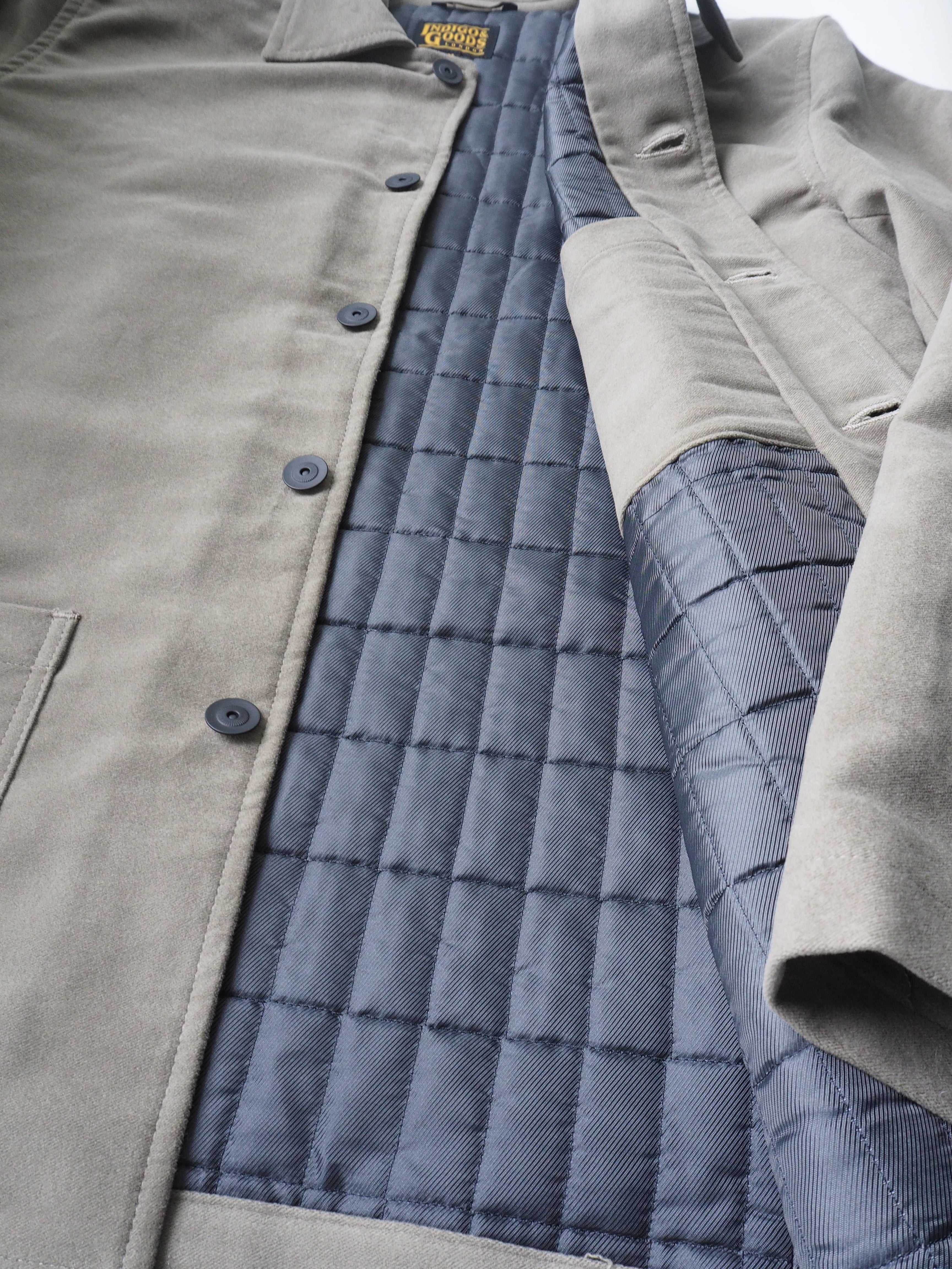 English Worker Jacket - Moleskin OLIVE