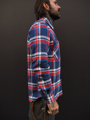 Bronson Shirt- Red/White Flannel Check