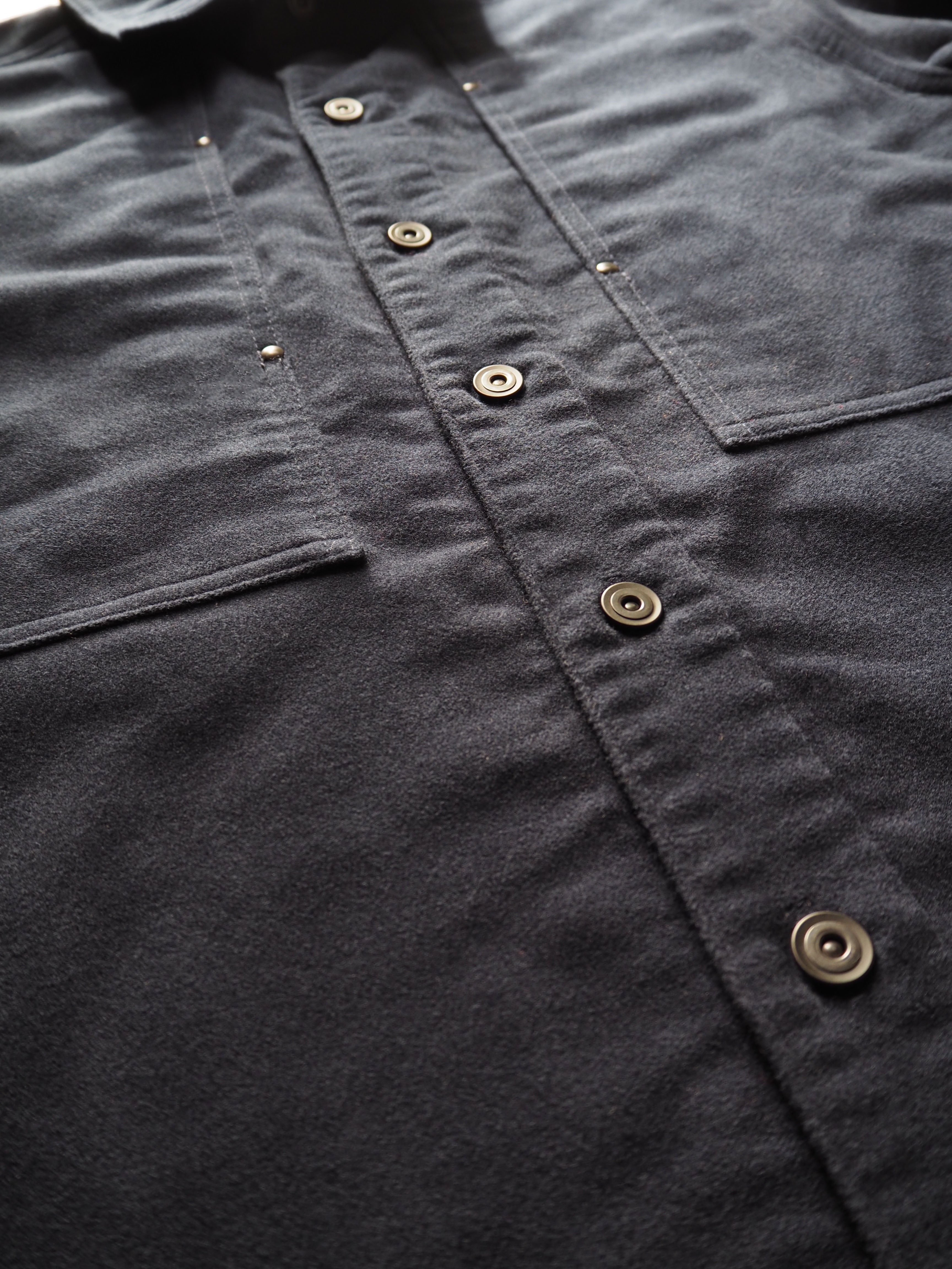 English Terrace Overshirt - Moleskin Navy
