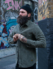 Assault Overshirt- Vintage Dye Olive