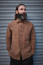 English Terrace Overshirt - Moleskin Chestnut