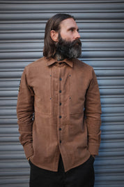 English Terrace Overshirt - Moleskin Chestnut