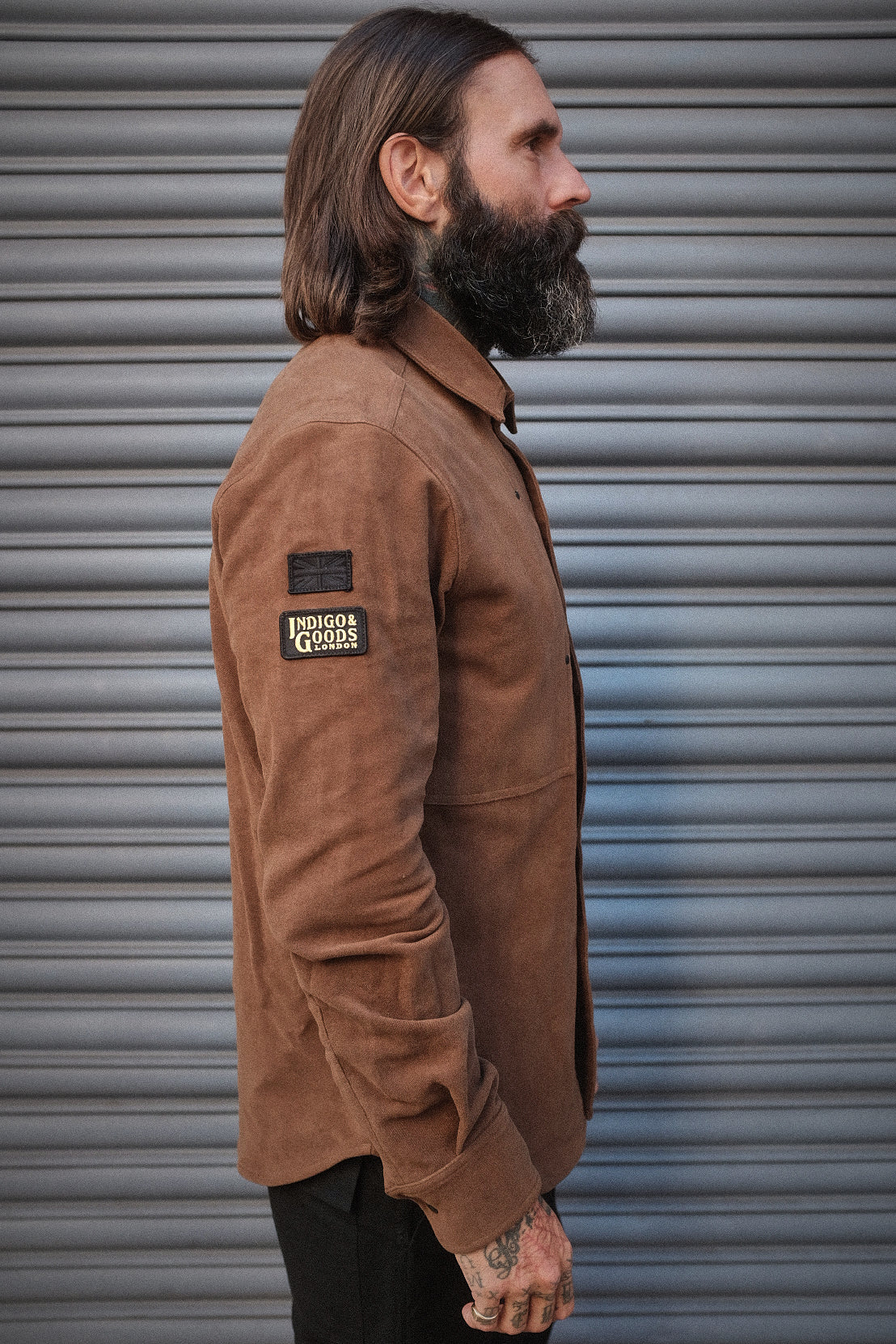 English Terrace Overshirt - Moleskin Chestnut