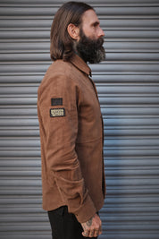 English Terrace Overshirt - Moleskin Chestnut