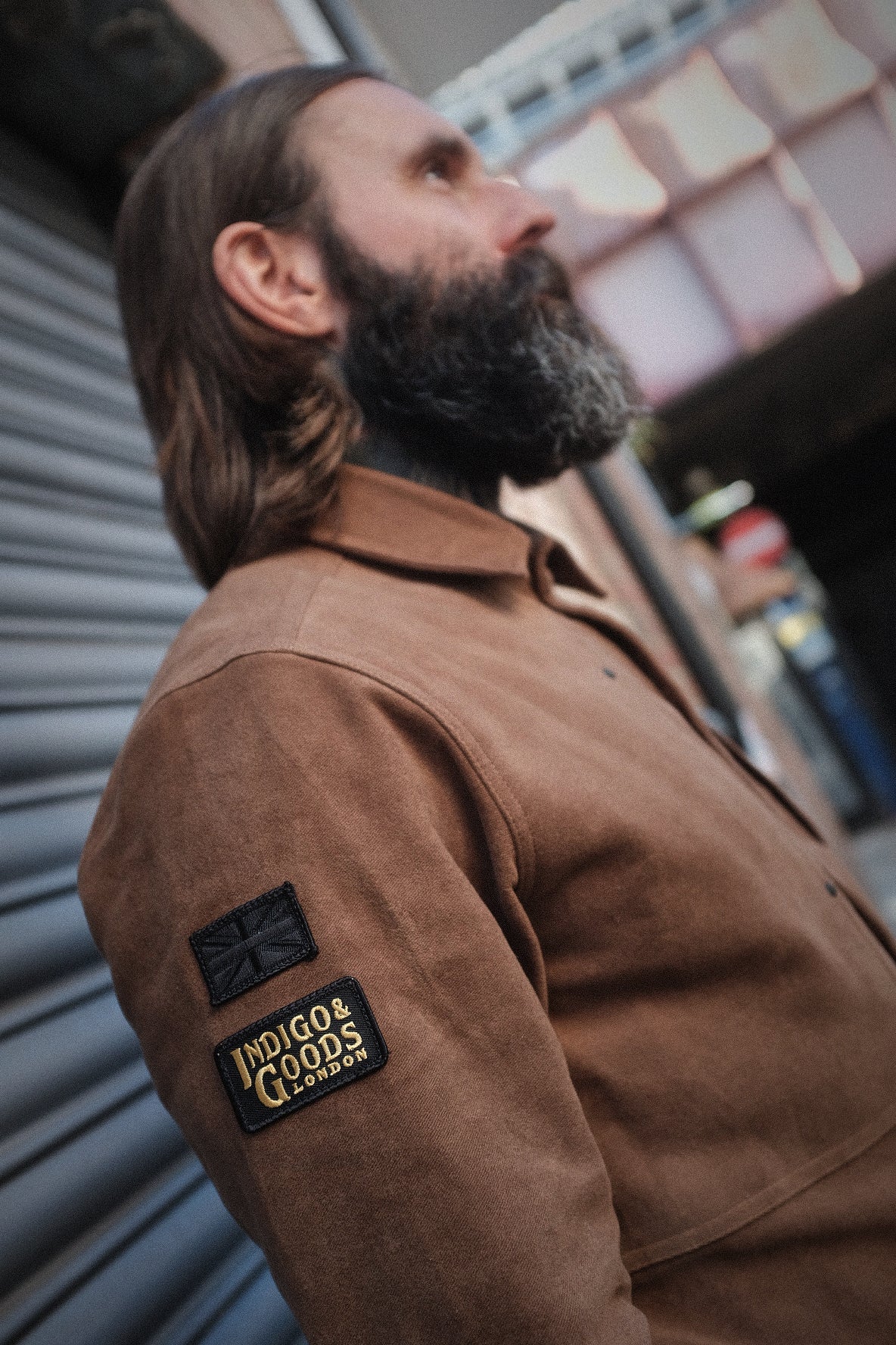 English Terrace Overshirt - Moleskin Chestnut