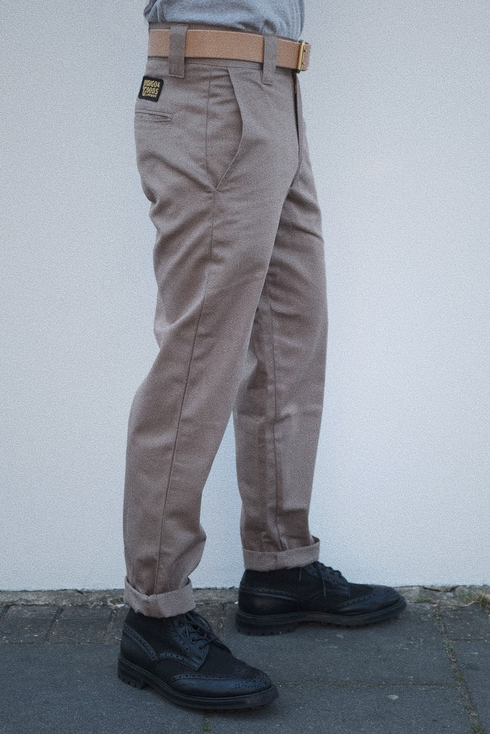 English Worker Trouser - Sand Cotton Twill