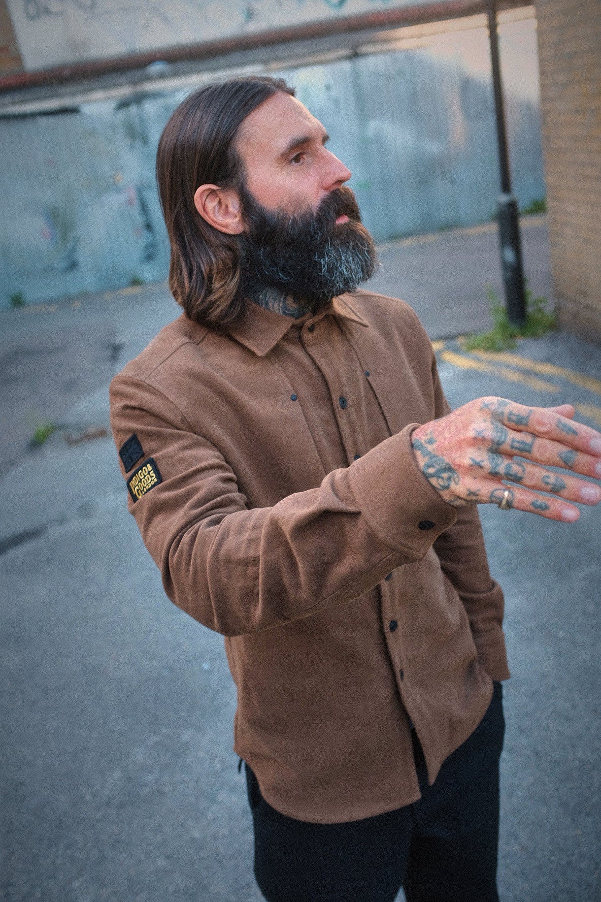 English Terrace Overshirt - Moleskin Chestnut