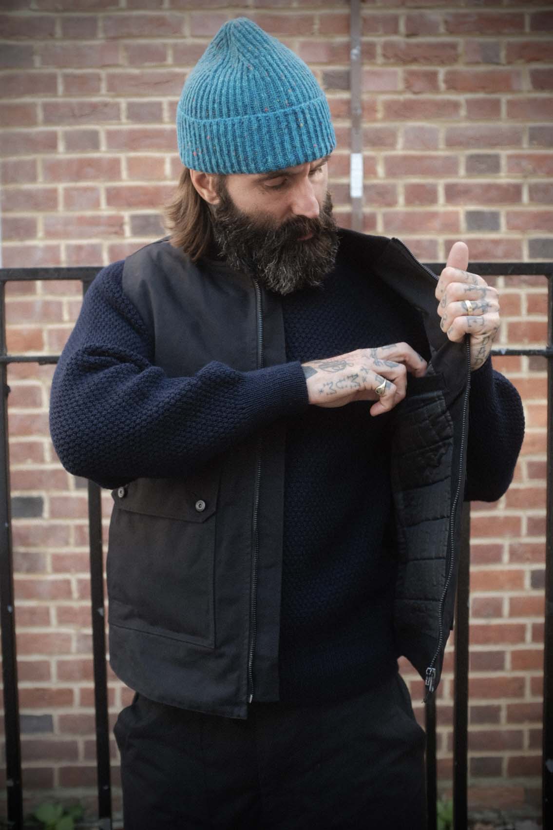 Stealth Zip Gilet - Bullet Cloth Black