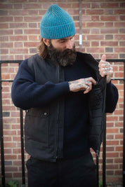 Stealth Zip Gilet - Bullet Cloth Black