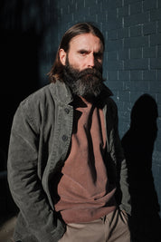 English Worker Jacket - BOX FIT - Washed Charcoal