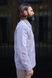 English Worker Jacket - BOX FIT - Faded Blueberry