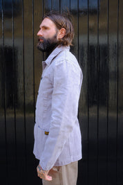English Worker Jacket - BOX FIT - Faded Blueberry