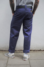 English Worker Trouser - Navy Cotton Twill