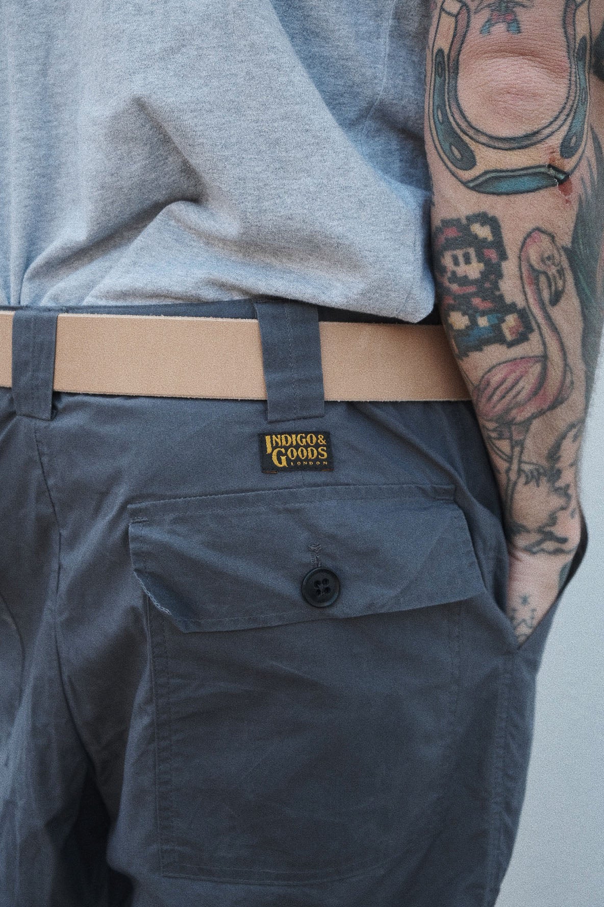 Loose Fatigue - Slate Grey Weathered Cotton