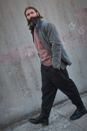 English Worker Jacket - BOX FIT - Washed Charcoal