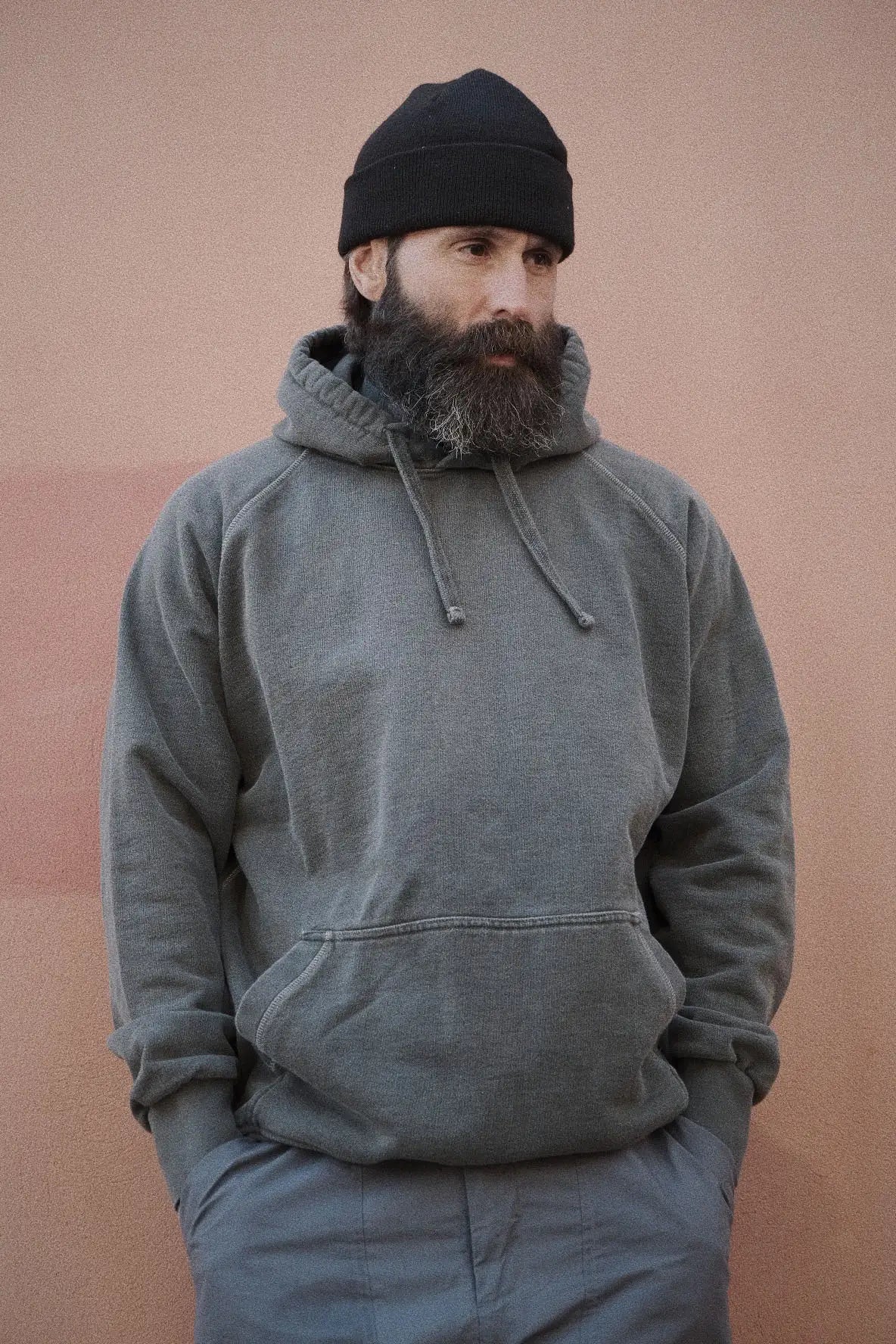 English Hoody - Washed Charcoal