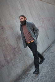 English Worker Jacket - BOX FIT - Washed Charcoal