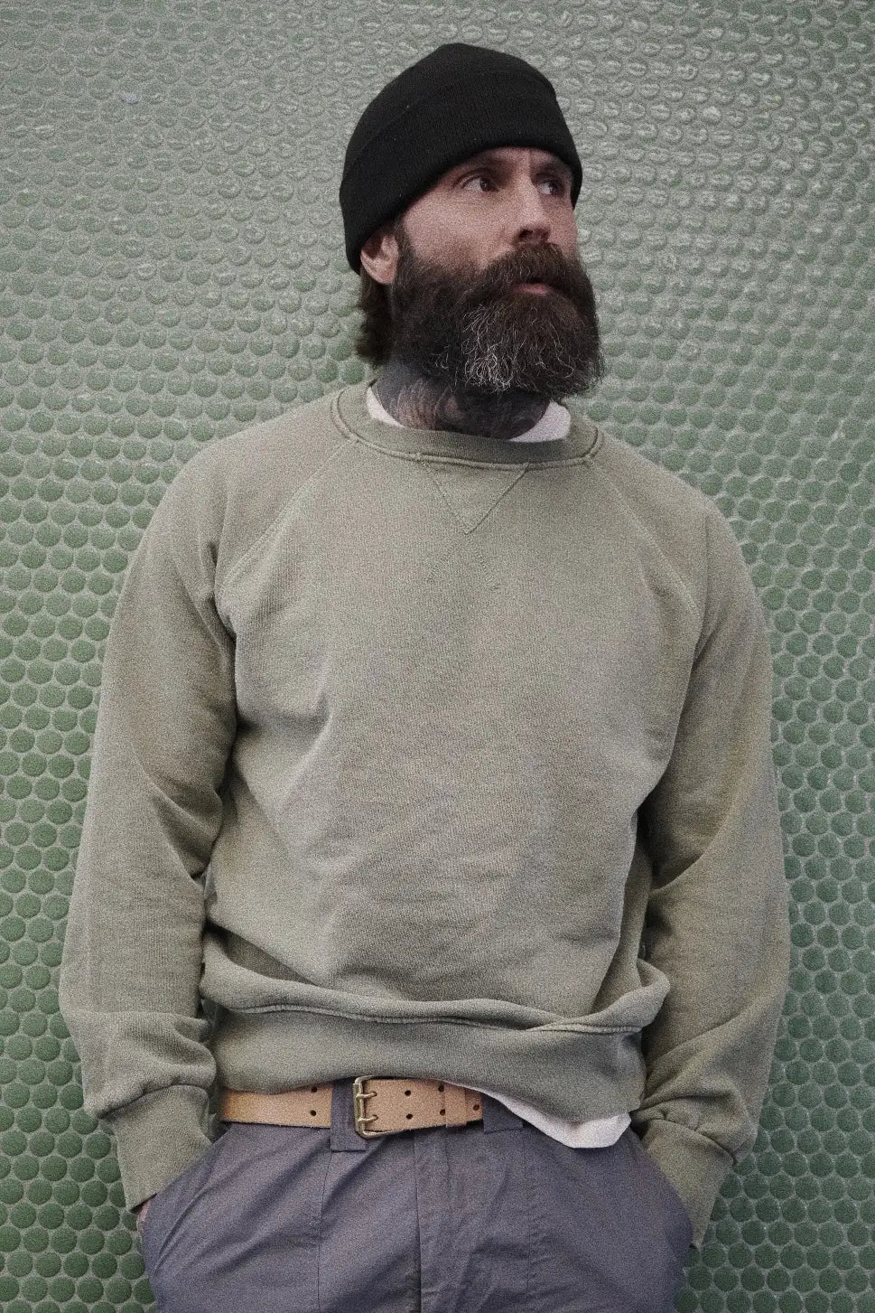 English Sweatshirt - Green Tropic