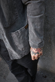English Worker Jacket - BOX FIT - Washed Charcoal