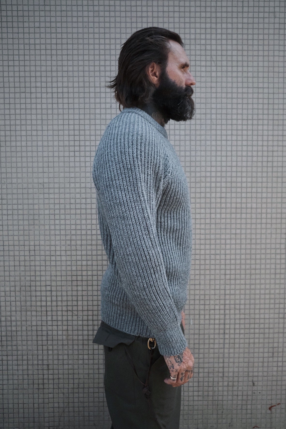Mariner Sweater - Steel Grey