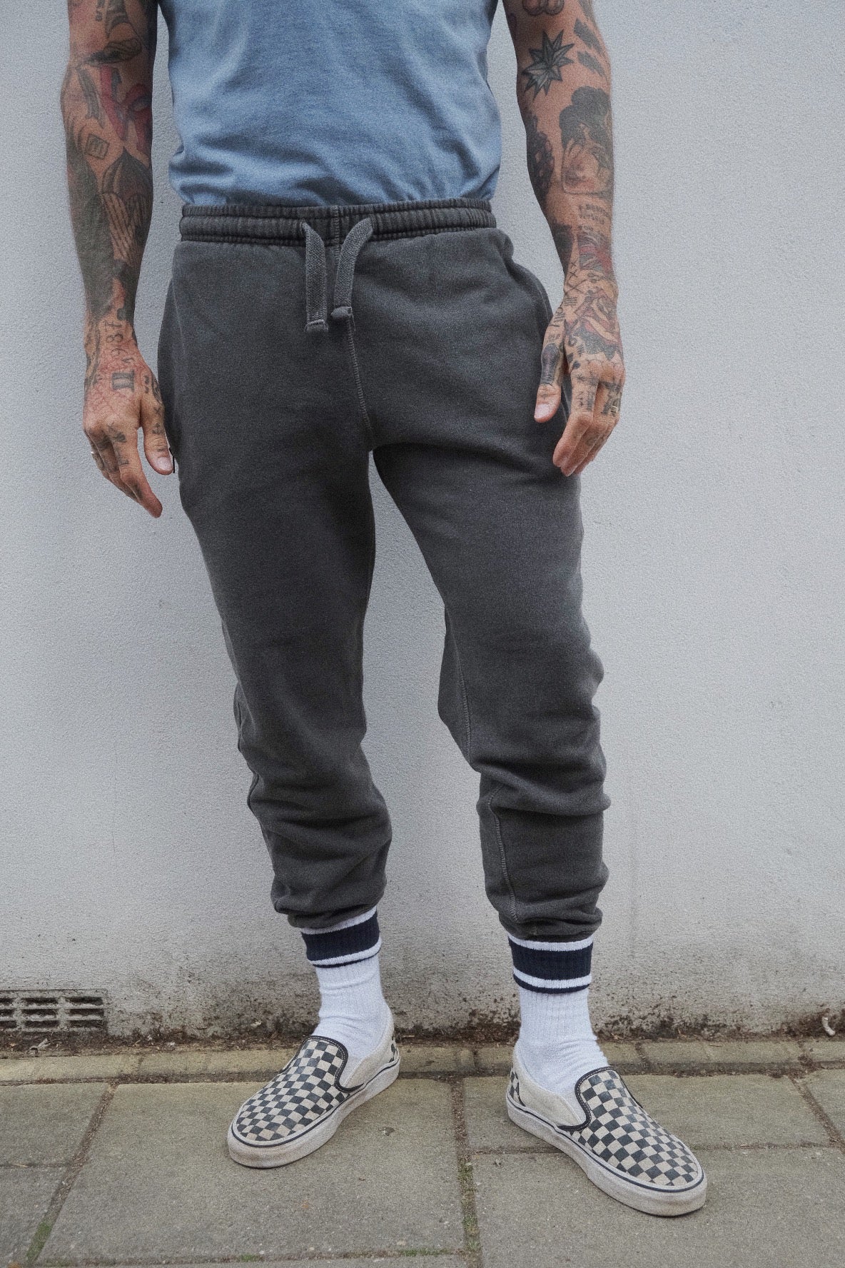 English Jogger  - Washed Charcoal