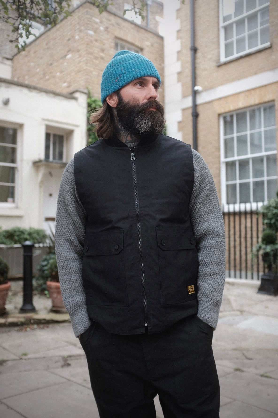 Stealth Zip Gilet - Bullet Cloth Black