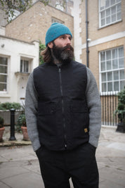 Stealth Zip Gilet - Bullet Cloth Black