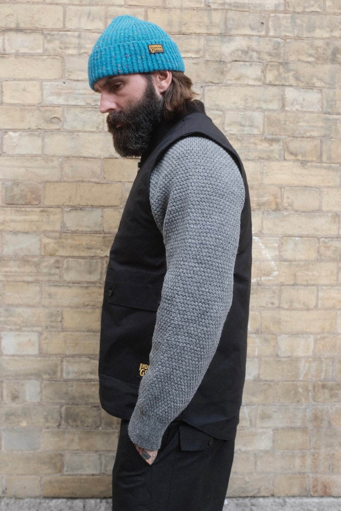 Stealth Zip Gilet - Bullet Cloth Black