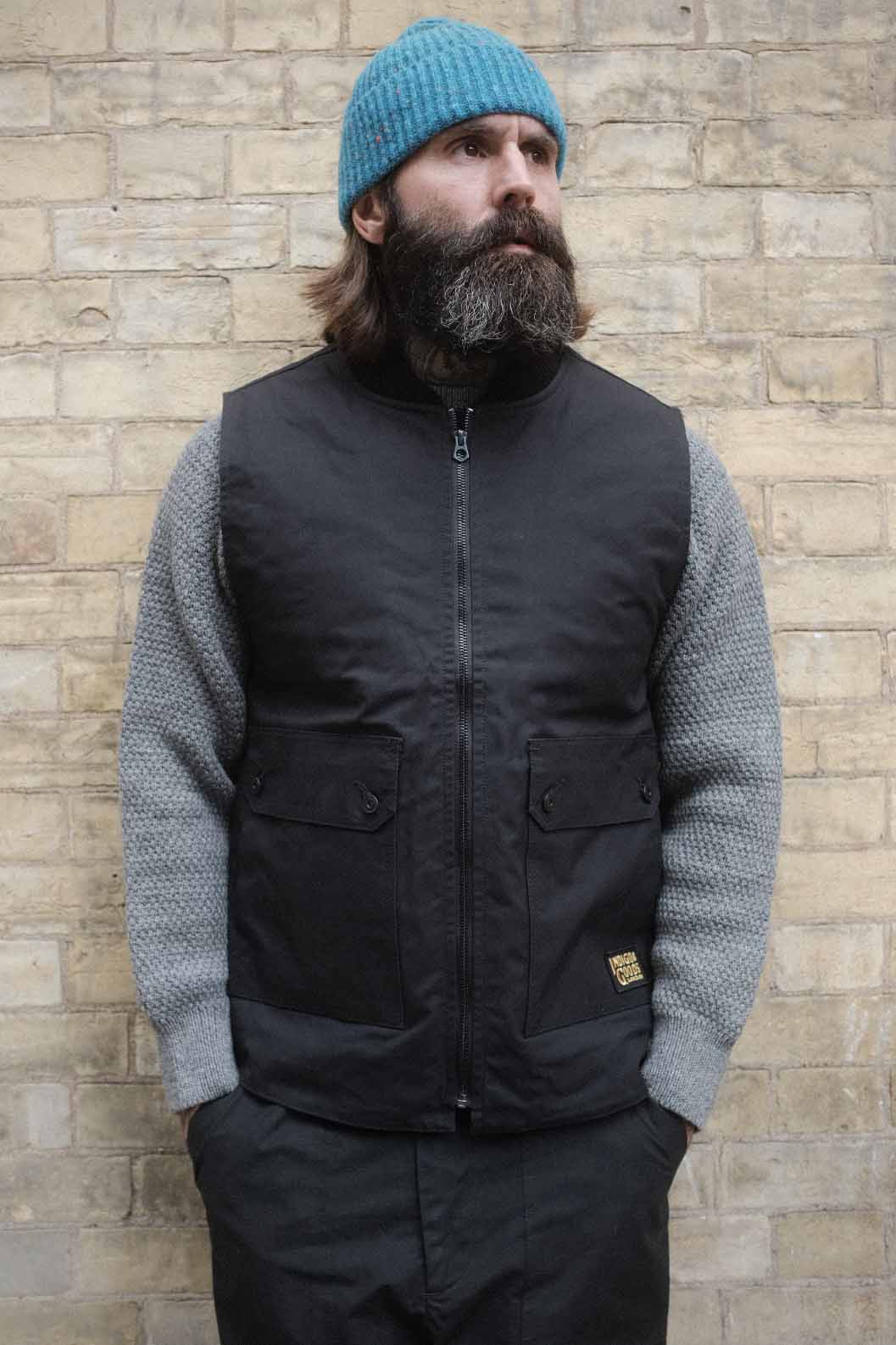 Stealth Zip Gilet - Bullet Cloth Black