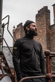 Stealth Zip Top - Black