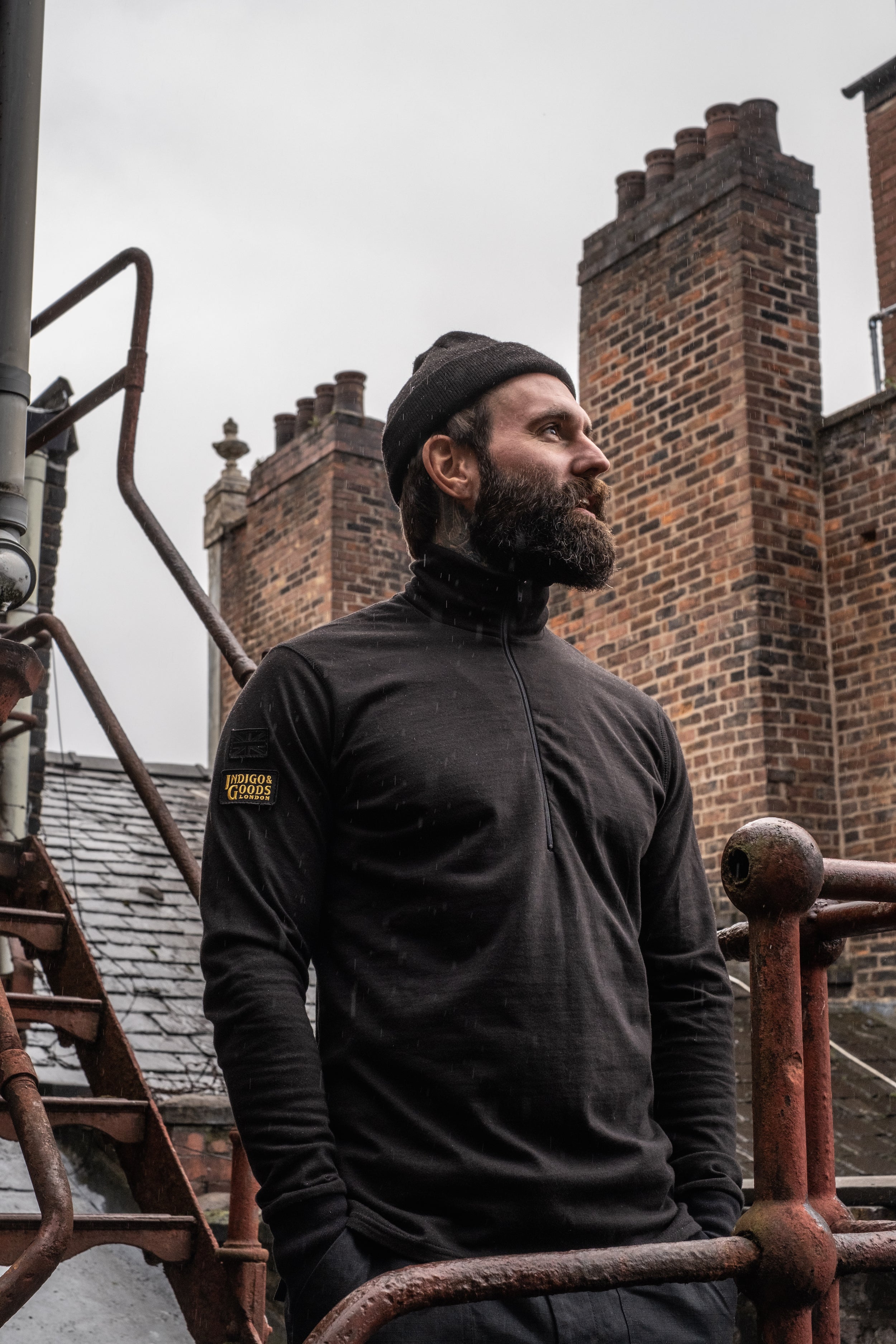 Stealth Zip Top - Black