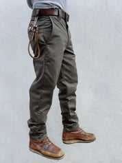 English Worker Trouser - Olive Drab Cotton Twill