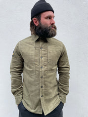 English Terrace Overshirt - Moleskin Olive