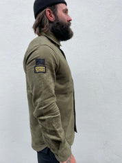 English Terrace Overshirt - Moleskin Olive