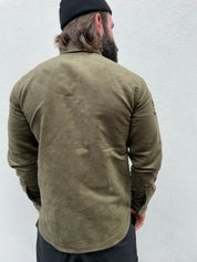 English Terrace Overshirt - Moleskin Olive