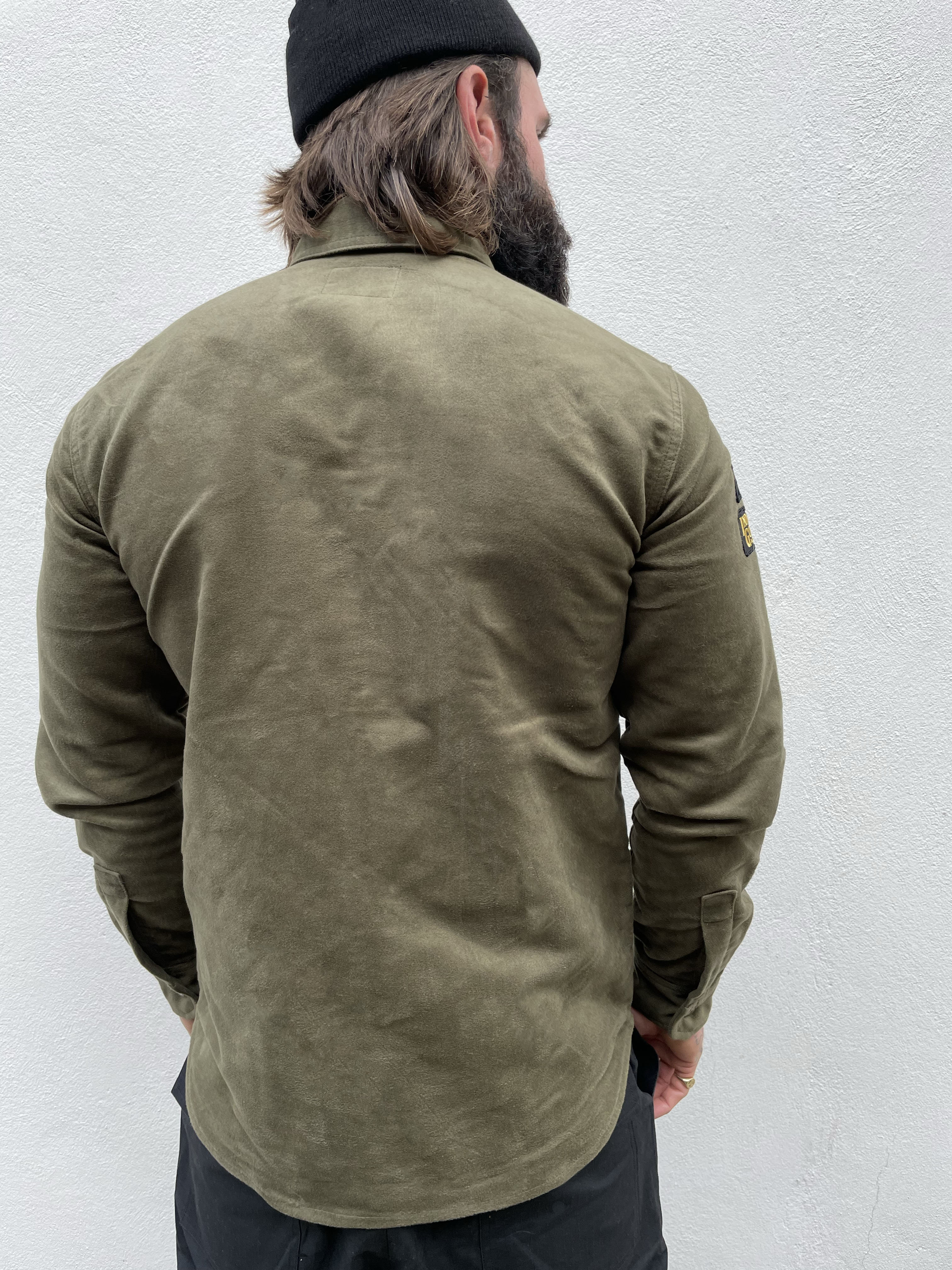 English Terrace Overshirt - Moleskin Olive