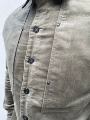 English Terrace Overshirt - Moleskin Olive