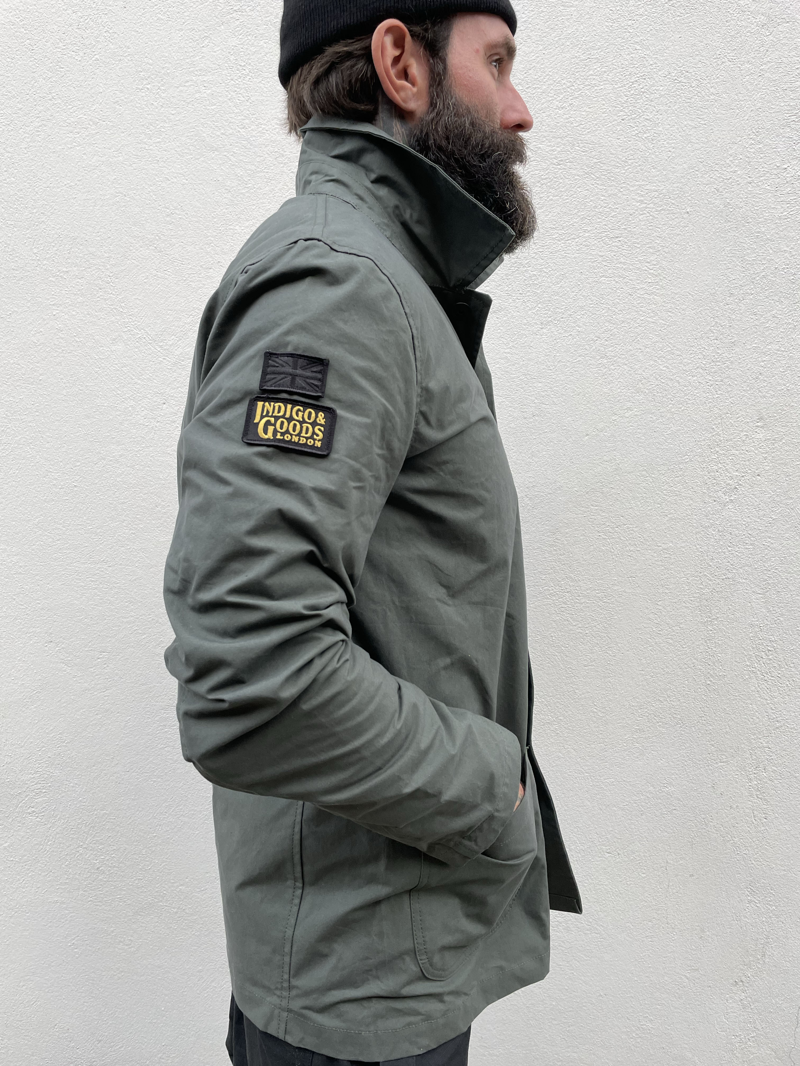 English Worker Jacket - Terrain Cotton - Hunter Green