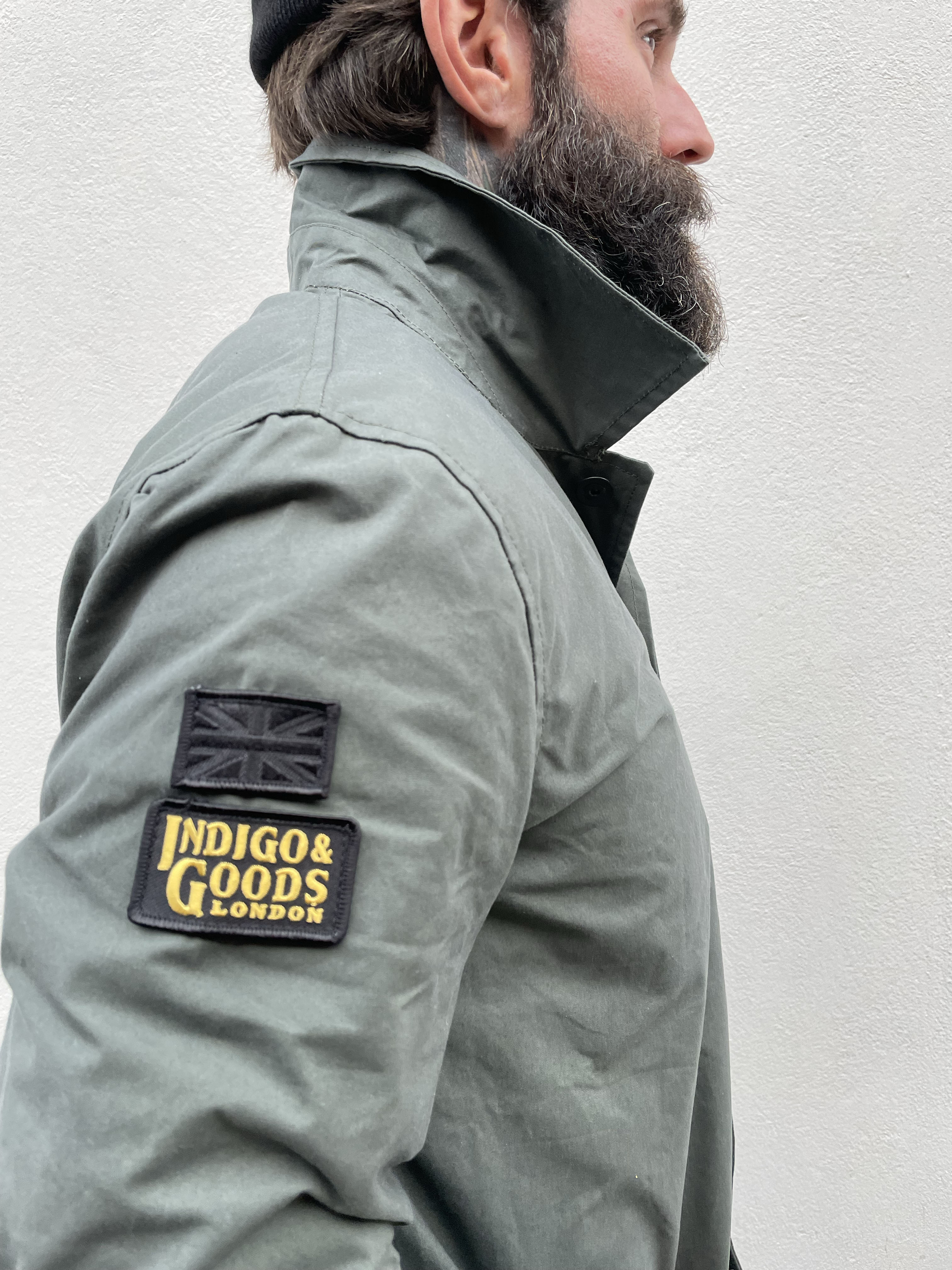 English Worker Jacket - Terrain Cotton - Hunter Green
