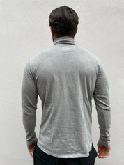 Stealth Zip Top - Grey mix