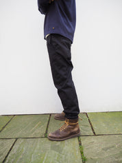 English Worker Trouser - Black Cotton twill