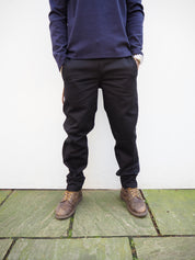 English Worker Trouser - Black Cotton twill