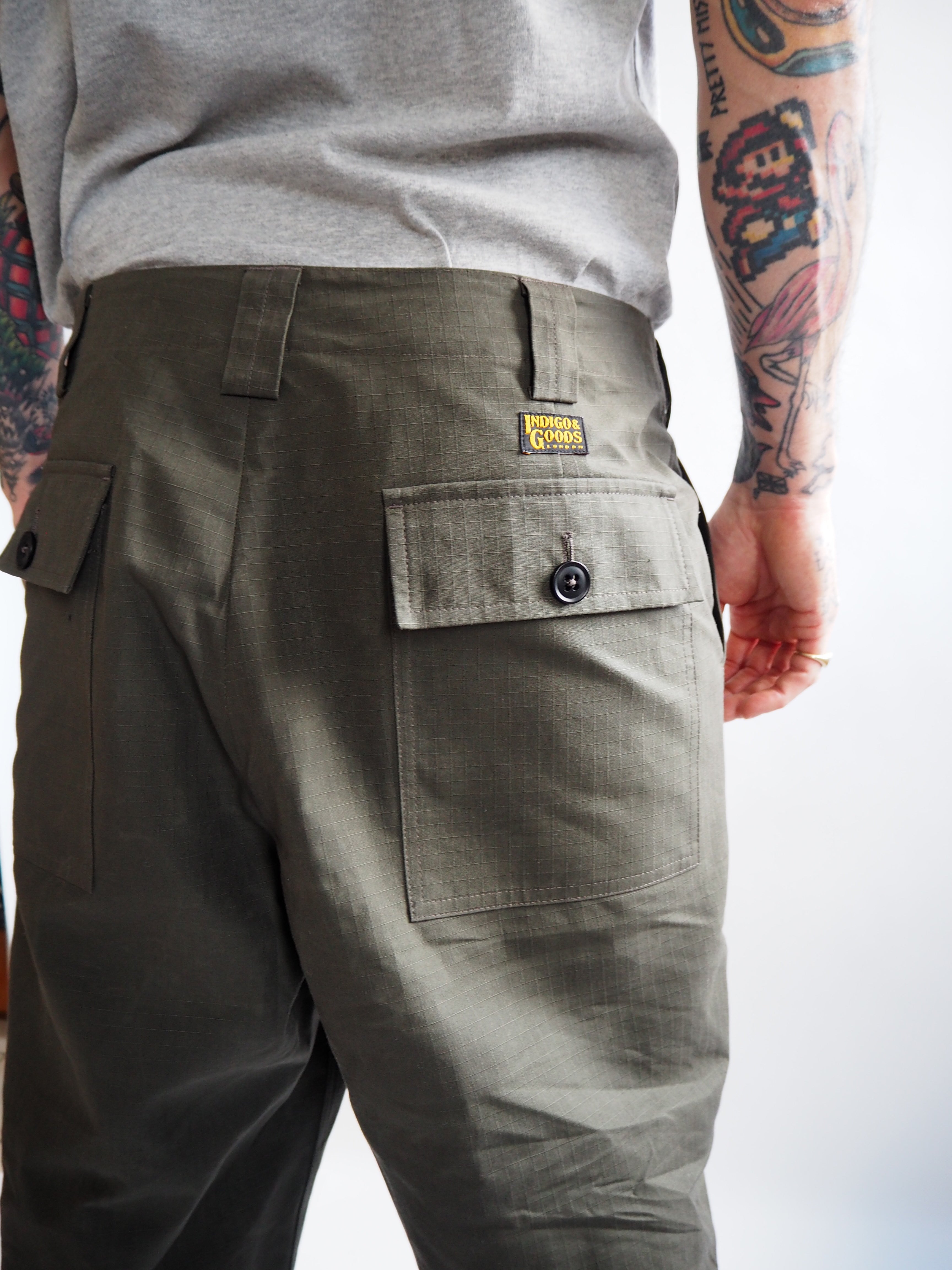 Loose Fatigue - Green Ripstop