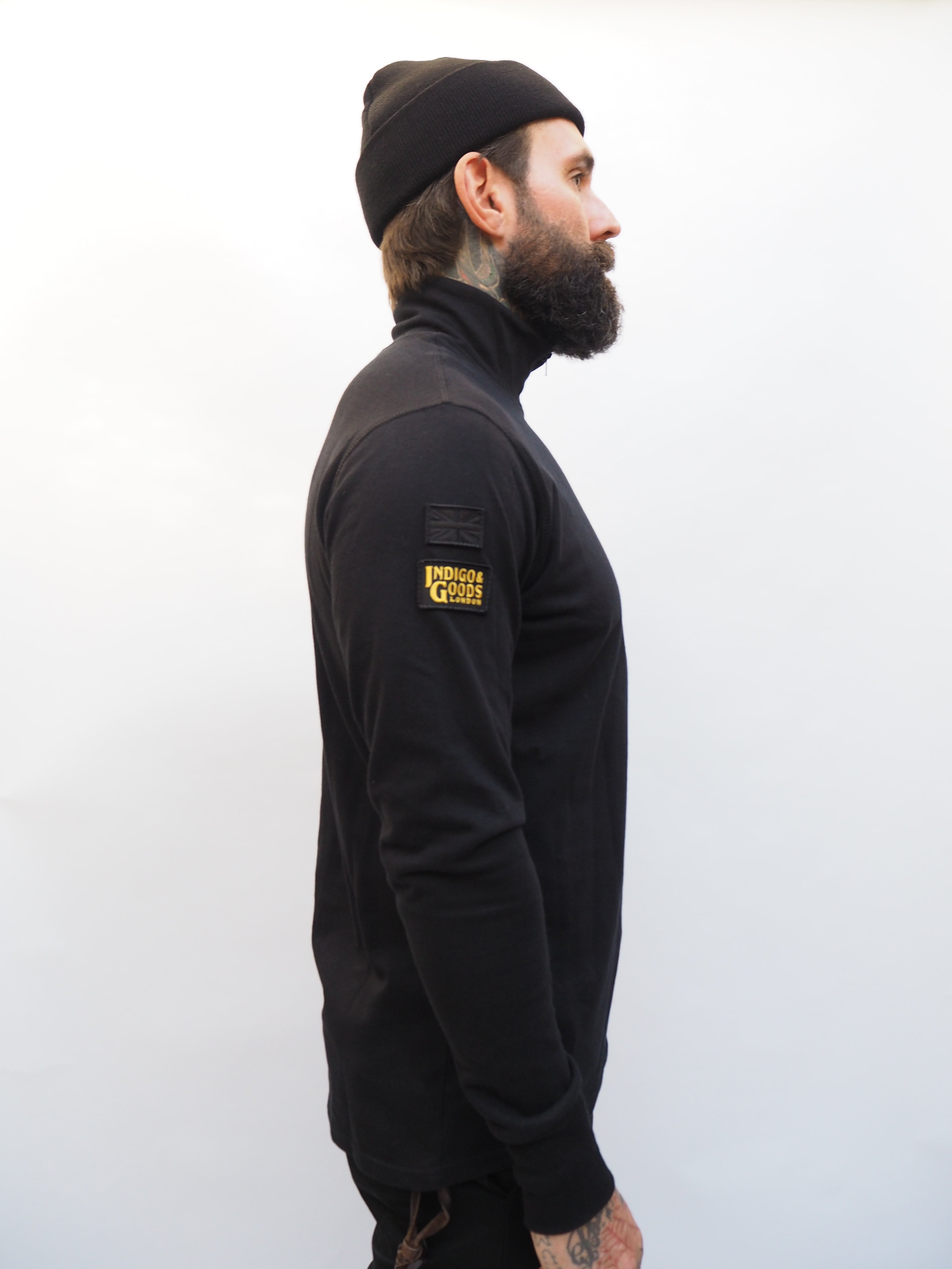 Stealth Zip Top - Black