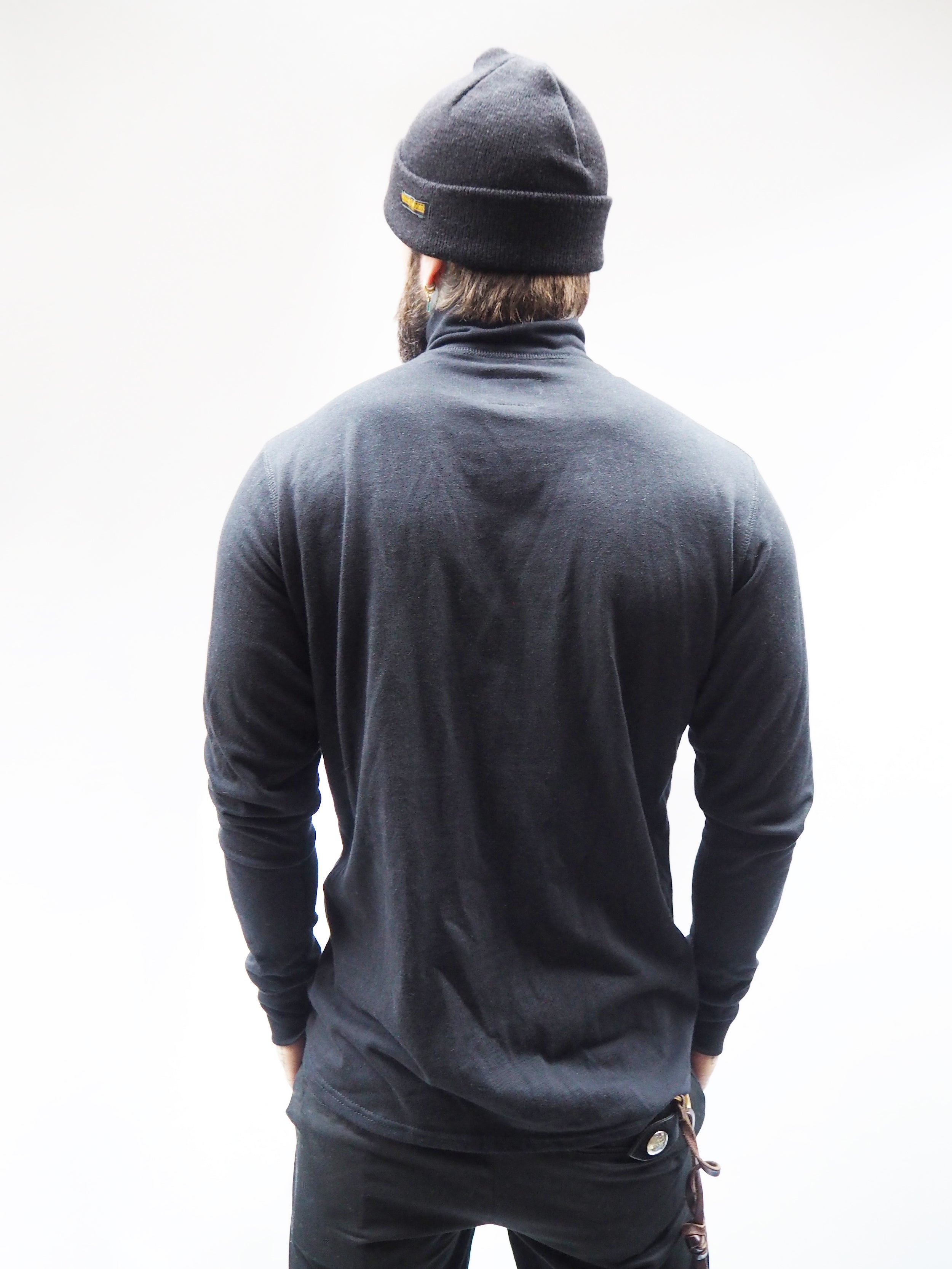 Stealth Zip Top - Black